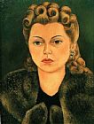 Frida Paintings - Portrait of the Senora Natasha Gelman by Frida Kahlo